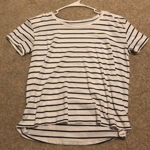 LULUS BASIC STRIPED T-SHIRT